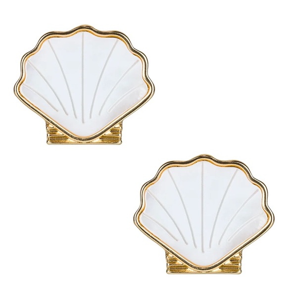 Patricia Nash Mother of Pearl Shell Earrings, NWOT - Picture 4 of 6